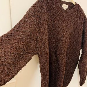 Men’s J Crew chocolate sweater